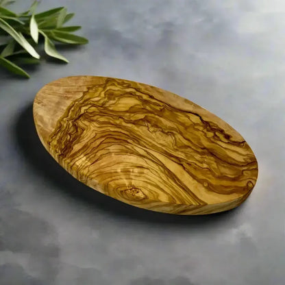 Olivenholz Schneidebrett oval